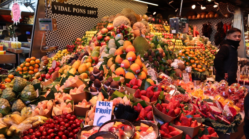 Mercado de La Boqueria fruit